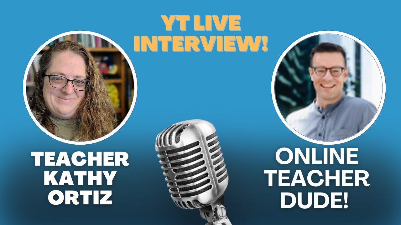I am being interviewed by Online Teacher Dude! Monday Aug 7th at 7am PST(10am EST).