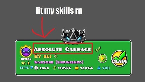 "Absolute Garbage" 100% [Easy WEEKLY DEMON] By BLI (Geometry Dash)