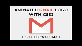 Online Tutorial for Creating Gmail Logo in CSS Javascript With Demo