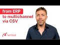 ERP and E-Commerce: how to export product dataset on multiple channels via CSV in a few clicks