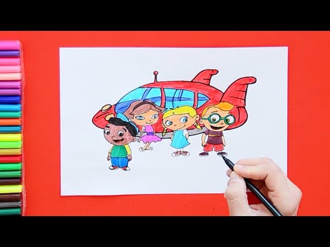 How to draw Little Einsteins