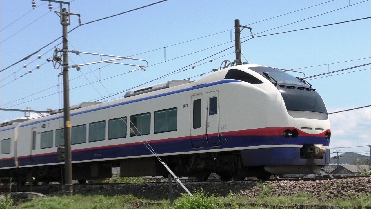 特急しらゆき1号新潟行き【4K】E653系H203編成信越本線下り51M - YouTube