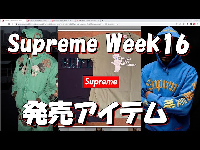 supreme 中国長城　パーカー