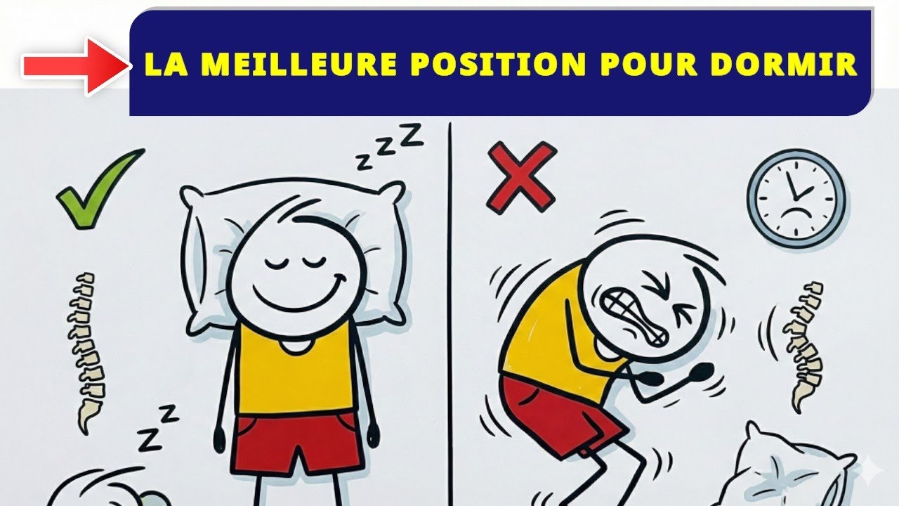 Les positions pour dormir : le meilleur et le pire pour votre corps.