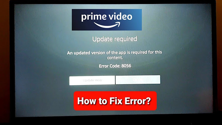 Amazon prime app not working on tv