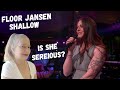 Floor jansen from nightwish covers shallow a first reaction