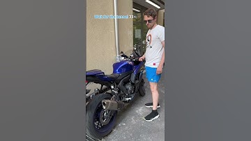 R7 2024 Akrapovic full line - euro 5 with baffle on - sound review #motorcycle #r7 #yamaha