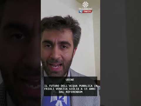 Video IL FUTURO DELL'ACQUA PUBBLICA IN FRIULI VENEZIA GIULIA A 15 ANNI DAL REFERENDUM | 11/06/2026