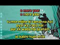 Tumse Milne Ki Tamanna Hai Karaoke with Scrolling Lyrics Mp3 Song