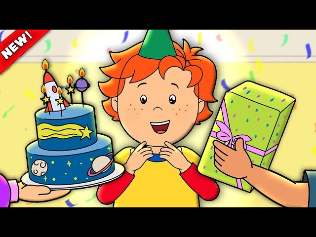 Birthday Party | Caillou | Cartoons for Kids | WildBrain Little Jobs class=