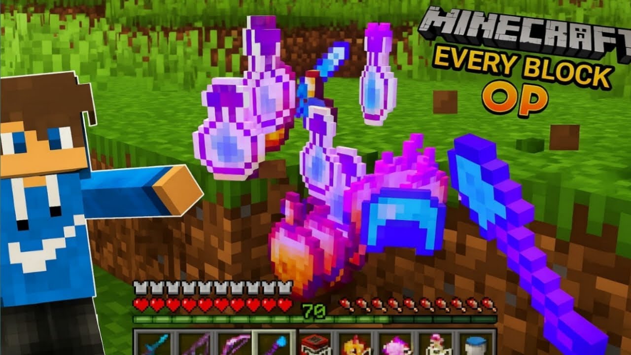 Minecraft, But Every Block Drops OP Loot 😱🔥#minecraft - YouTube