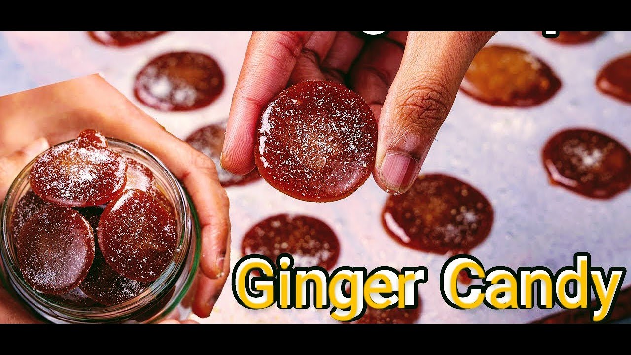 How to make Ginger Candy at Home Natural Cough, Cold & Flu Remedy