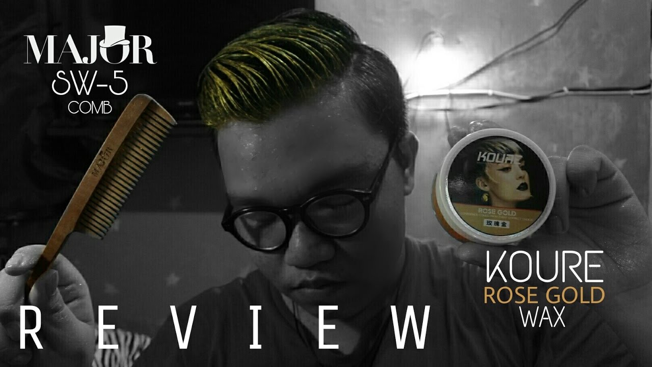 KOURE ROSE GOLD WAX MAJOR SW 5 COMB REVIEW Cara KOURE ROSE GOLD WAX MAJOR SW 5 COMB REVIEW Cara