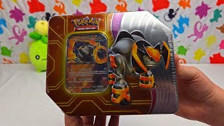 Opening Pokemon Paradox Destinies Tin - Iron Boulder ex | Pokemon Cards and Chill