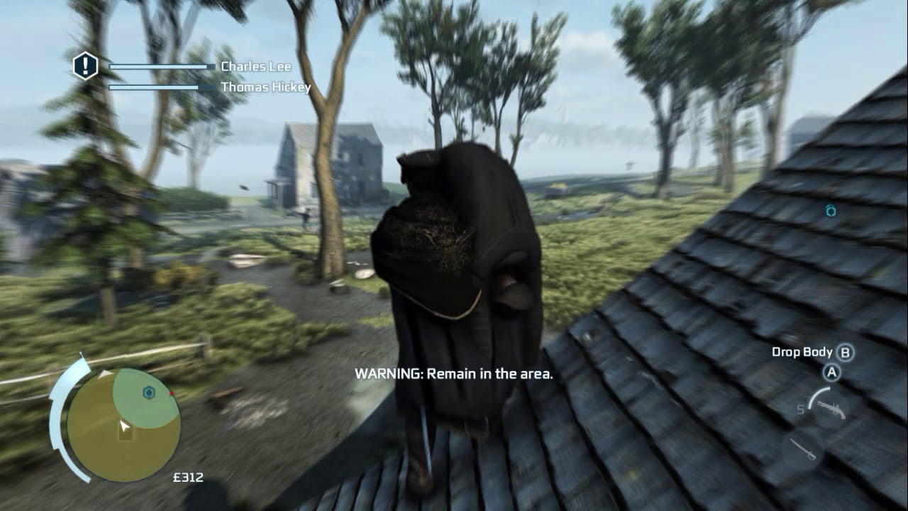 Assassin's Creed III PC Game Glitch  Glitching Corpse