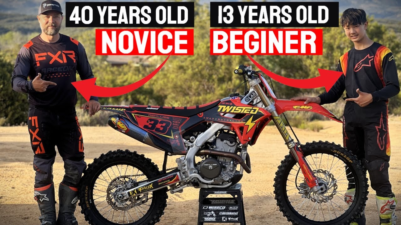 Father & Son test 2024 Honda CRF250r - YouTube
