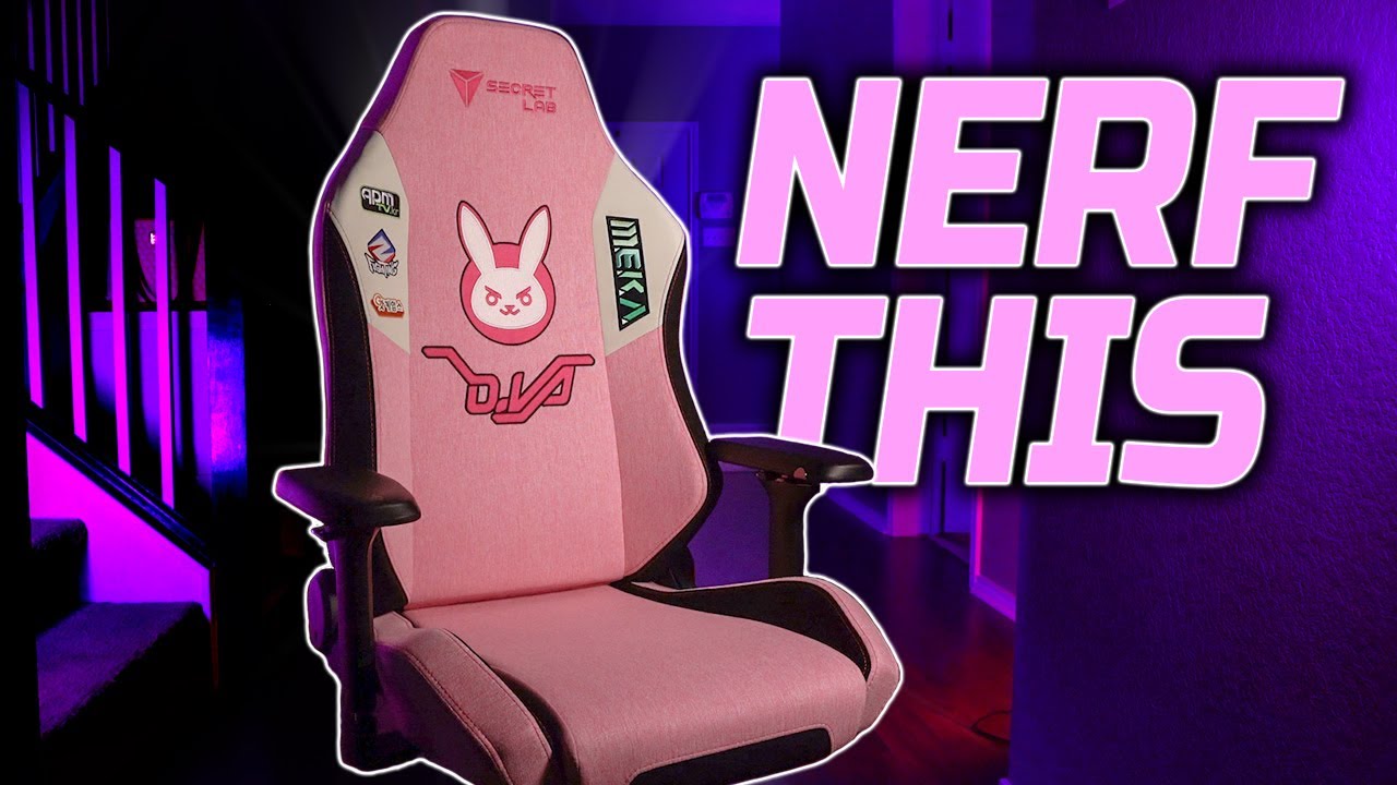  Overwatch  SecretLab D va Edition Gaming Chair  YouTube