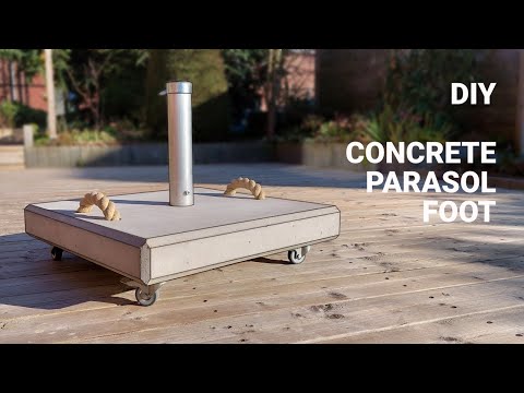concrete forms for patio umbrella base | Fits 1.5