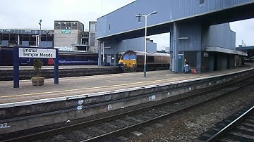 DB Schenker Class 66 no: 66103 @ Bristol TM Light Engine On The 17-04-2012.