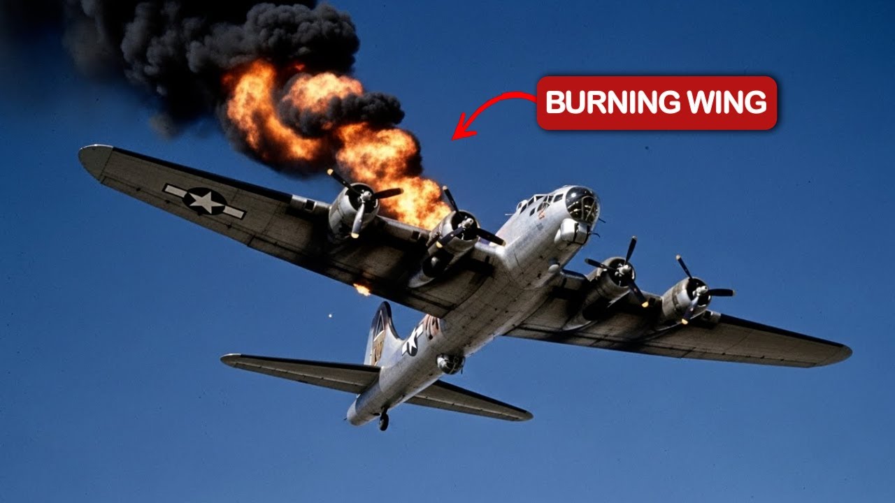 When This B 17’s Third Engine Caught Fire — This Crew Feathered It With Bare Hands In 4 Minutes