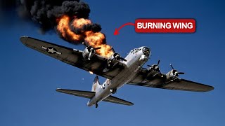 When This B 17’s Third Engine Caught Fire — This Crew Feathered It With Bare Hands In 4 Minutes