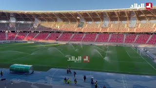 ملعب ميلود هدفي بوهران قبل مباراة نصف نهائي كأس الجمهورية بين مولودية الجزائر وشباب قسنطينية