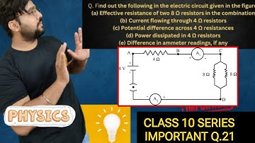 Find out the following in the electric circuit given in the figure.(a) Effective resistance of two 8