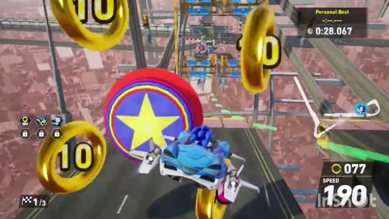 Sonic Racing Crossworlds Nintendo Switch 1 Version Cyberspace 