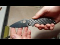 Spyderco Domino  перед  заточкой.