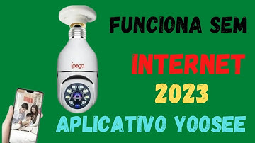 CAMERA WI-FI LÂMPADA INSTALAÇÃO SEM INTERNET MODO AP NO APLICATIVO YOOOSEE