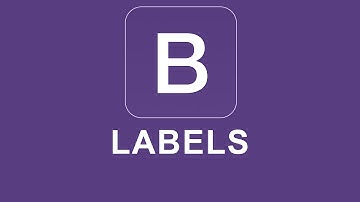 Bootstrap 4 Tutorial 19 - Labels