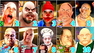 All Mr Meat 1 2 3 4 5 6 7 8 Vs Gameplay With Oggy And Jack