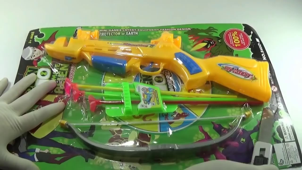 Bow and Arrow Gun Only 2 A Cool Game of Archery Three Colorful Arrows