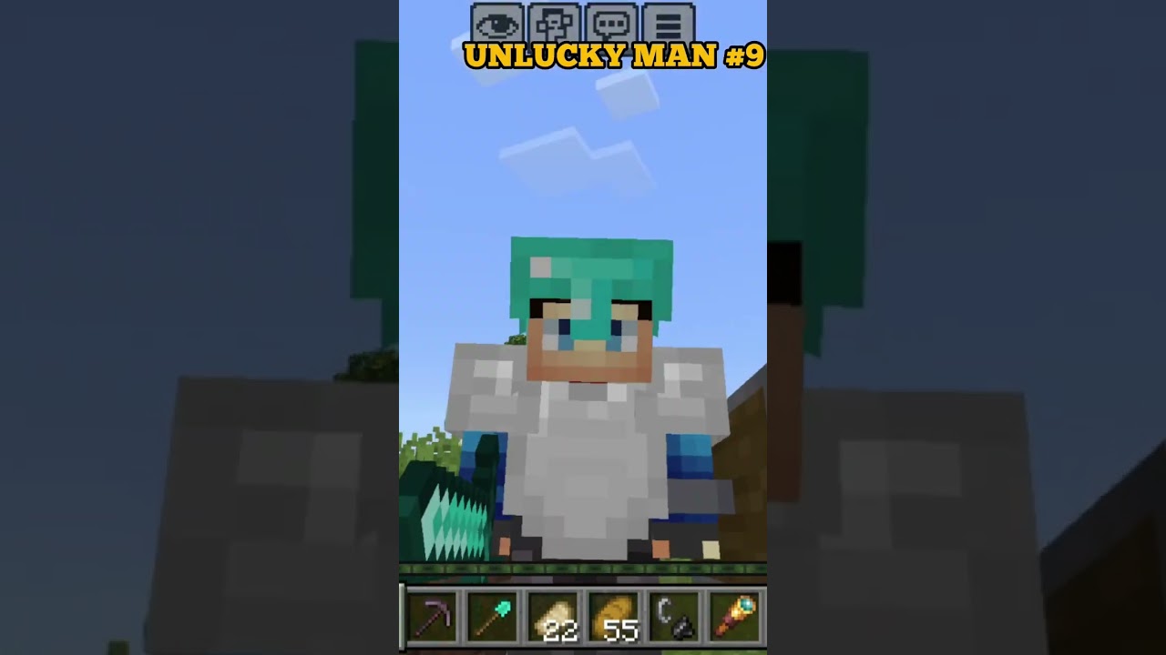 Unlucky Guy 😭 Even the Nether Hates Me | Minecraft PE Shorts #minecraft#shorts