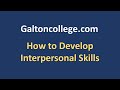 How to Develop Interpersonal Skills