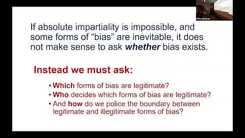 The Impartiality and Legitimacy of International Arbitrators – Prof Catherine Rogers