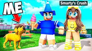 I Caught my CRUSH as a FAKE PET in Roblox...