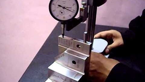 Calibration Verification of Dial Indicators