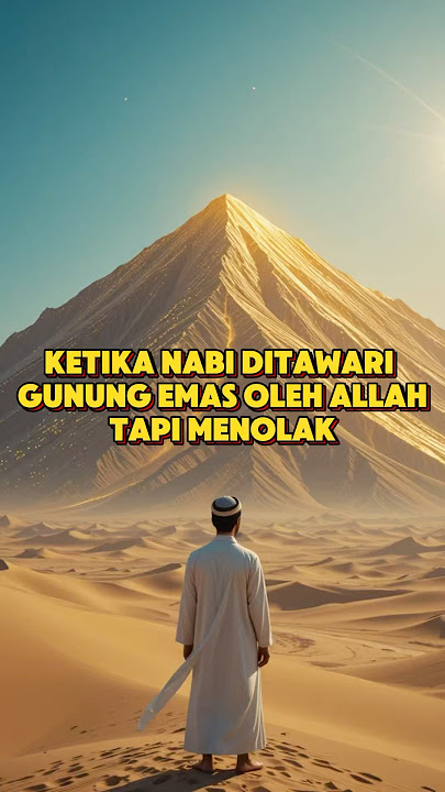 Ketika Nabi Ditawari Gunung Emas Oleh Allah Tapi Menolak #kisah #jejakislam #kisahislami #rasulullah