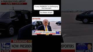 Trump: NOBODY is challenging the blockade #uspolitics #washingtondc #nationalsecurity #political