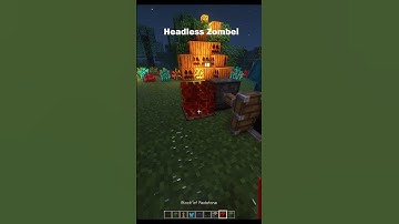🧟Headless Zombie in Minecraft | #shorts #minecraft