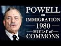 Enoch Powell | Speech on Immigration | House of Commons | 10/03/1980