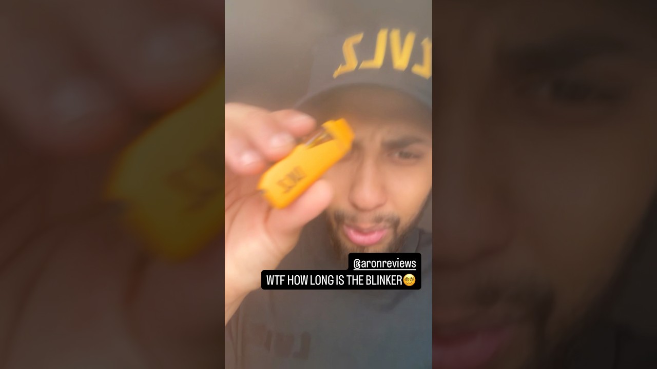 HOW LONG IS ARONREVIEWS PEN BLINKER😵‍💫