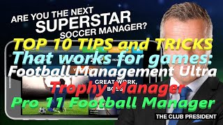 Football Management Ultra - TOP 10 Tips&Tricks ,that works on Trophy Manager and Pro 11 games also screenshot 4