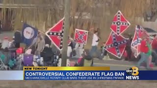 Confederate flag banned from flying in Mechanicsville Christmas parade