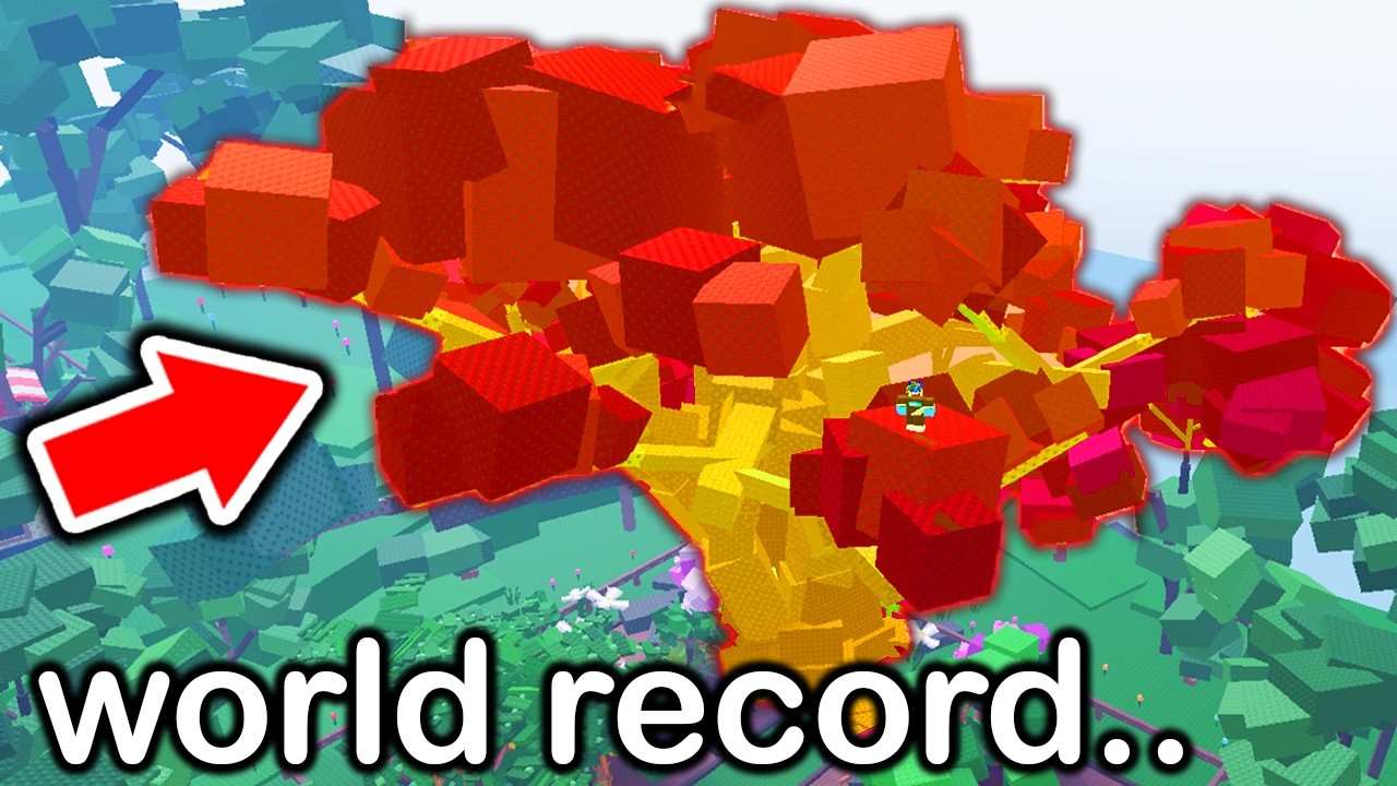 GIANT SIZE GLITCH For WORLD RECORD OLIVE TREE in Roblox Garden Horizons