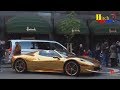 سيارات اغنياء وامراء الخليج سيارات مطليه بالذهب تجول شوارع لندن وتخطف الانظار