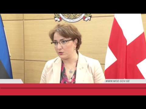 თავდაცვის მინისტრი  ესტონეთის გენერალური შტაბის უფროსს შეხვდა