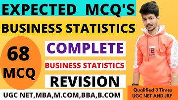 MOST REPEATED, EXPECTED AND IMPORTANT MCQ IN BUSINESS STATISTICS AND RESEARCH APTITUDE ||UGC NET