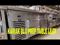 Kairak Blu prep table refrigerant leak